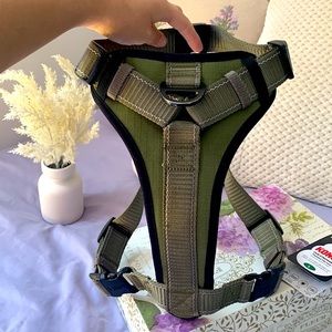 KONG MAX NEOPRENE STRONGEST PADDED HARNESS ULTRADURABLE WITH PADDED HANDLE GREEN